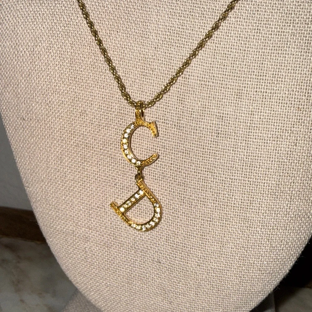 Christian Dior CD Necklace - Picture 3 of 4